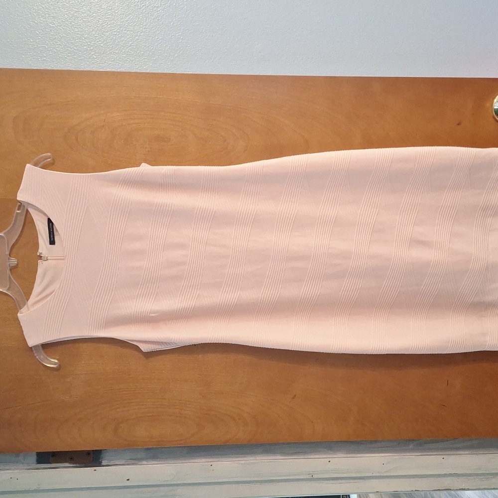 Tommy Hilfiger Blush Textured Midi Dress